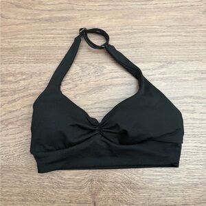 Bombshell Sportswear Black Backless Sports Bra